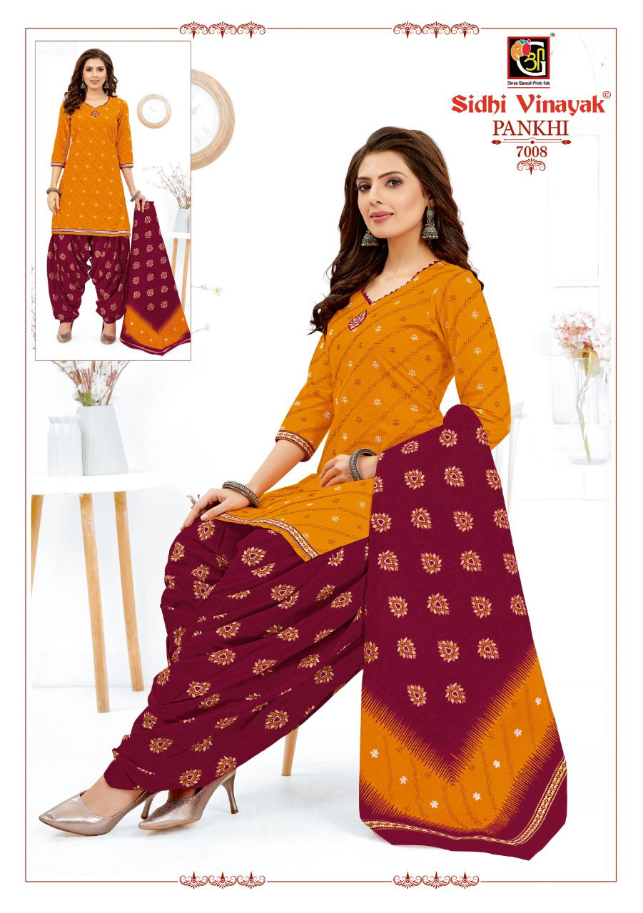 Sidhi Vinayak Pankhi 6  Regular Wear Wholesale Dress Material Collection